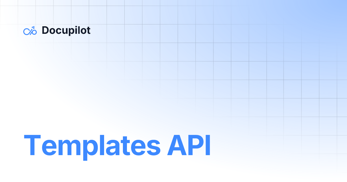 模板 API